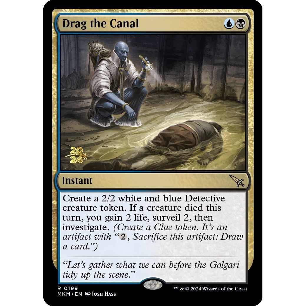 Image for Drag the Canal (199) (PRE) - Magic: The Gathering