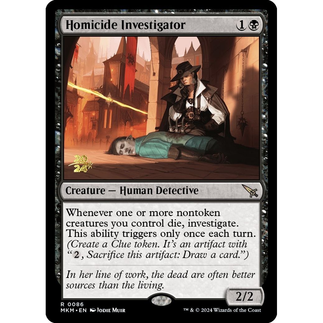 Image for Homicide Investigator (86) (PRE) - Magic: The Gathering