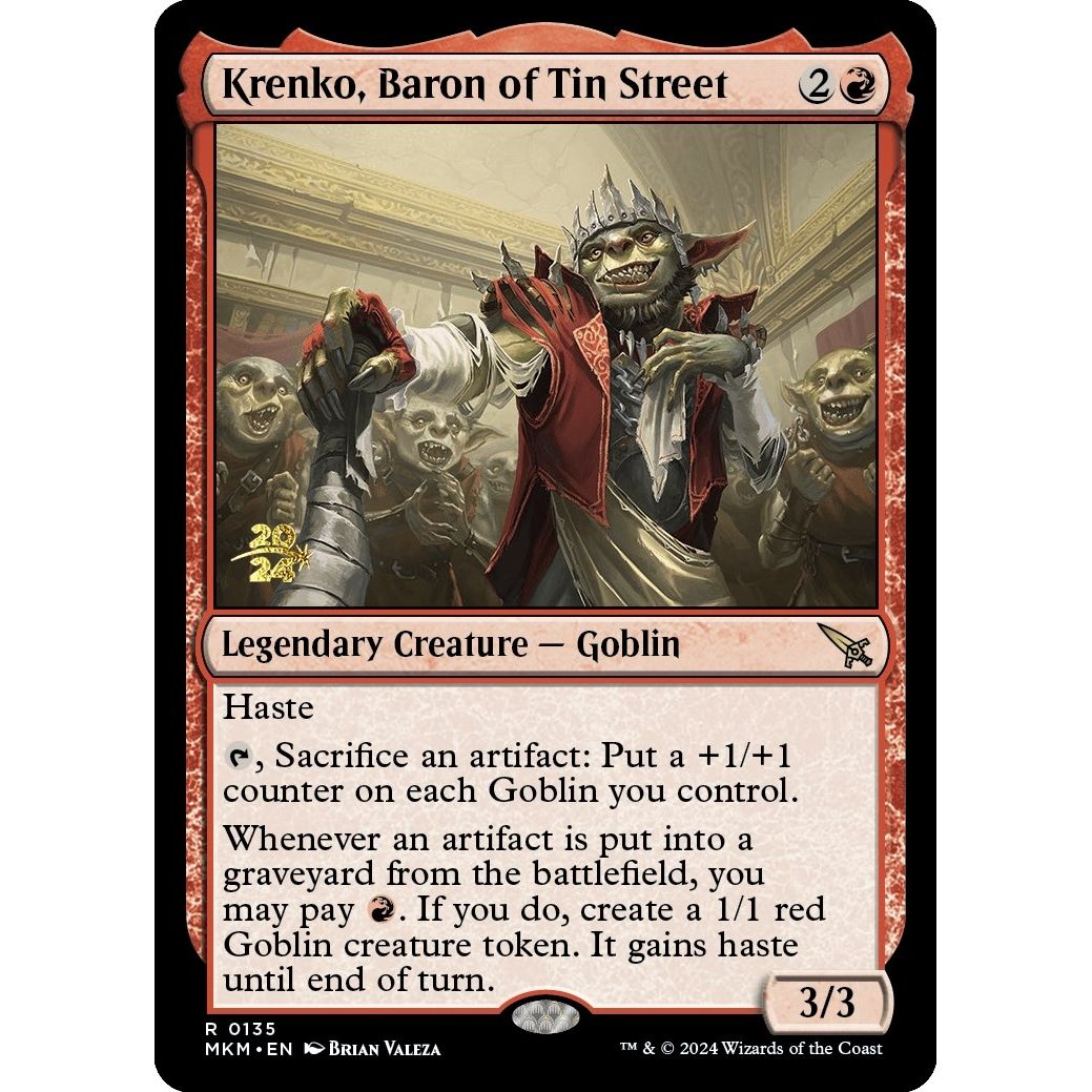 Image for Krenko, Baron of Tin Street (135) (PRE) - Magic: The Gathering
