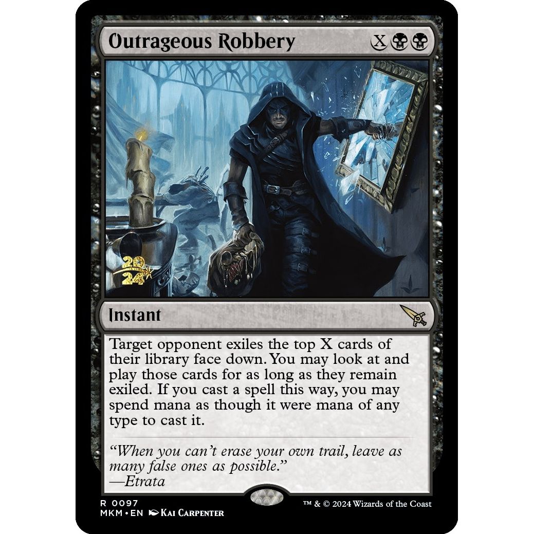 Image for Outrageous Robbery (97) (PRE) - Magic: The Gathering