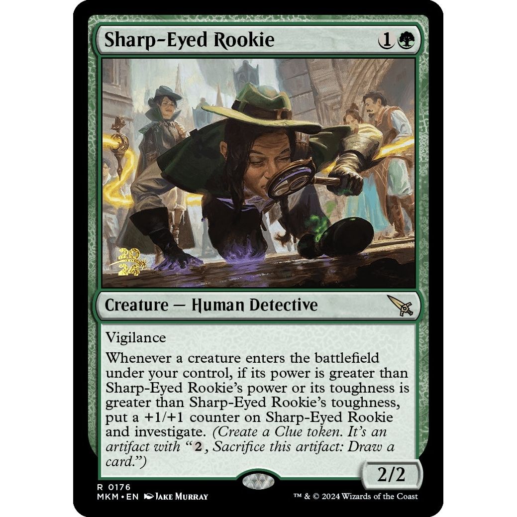 Image for Sharp-Eyed Rookie (176) (PRE) - Magic: The Gathering