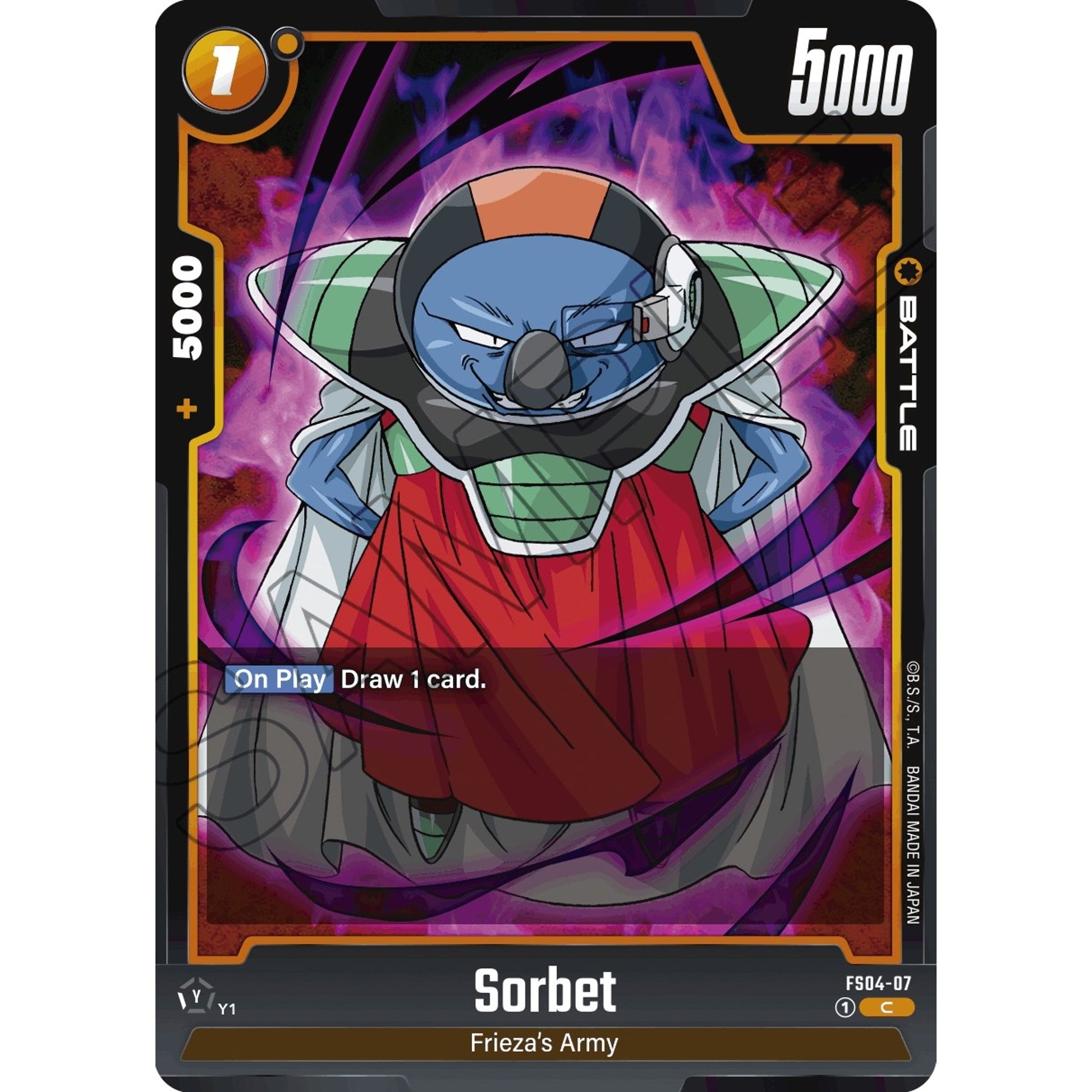 Image for Sorbet (FS04-07) (FS04) - Dragon Ball Super: Fusion World