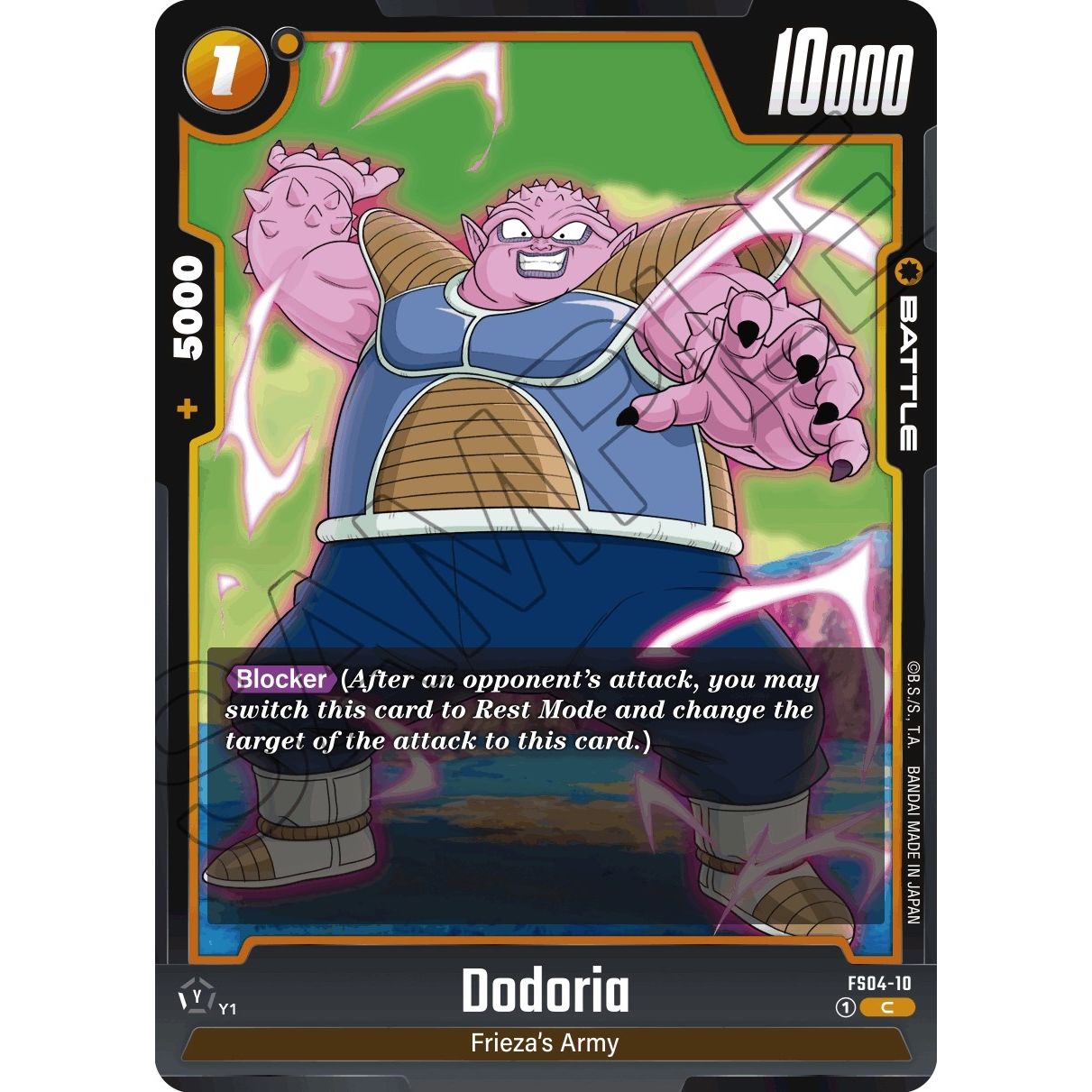 Image for Dodoria (FS04-10) (FS04) - Dragon Ball Super: Fusion World