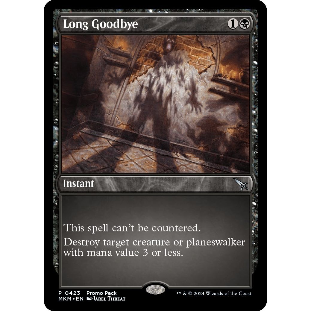 Image for Long Goodbye (423) (PPMKM) - Magic: The Gathering