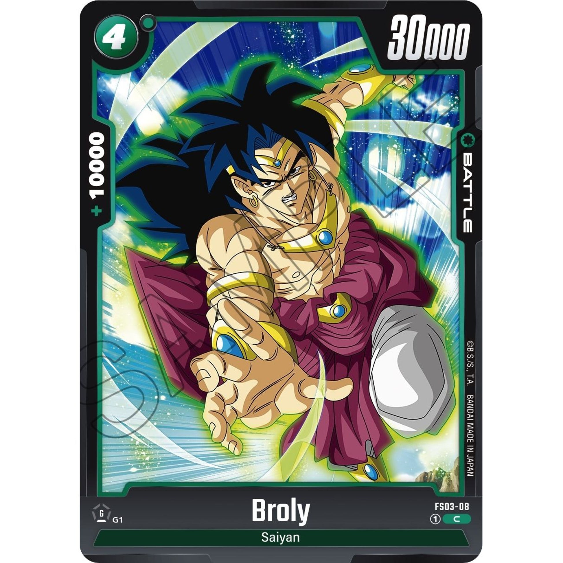 Image for Broly - FS03-08 (FS03-08) (FS03) - Dragon Ball Super: Fusion World