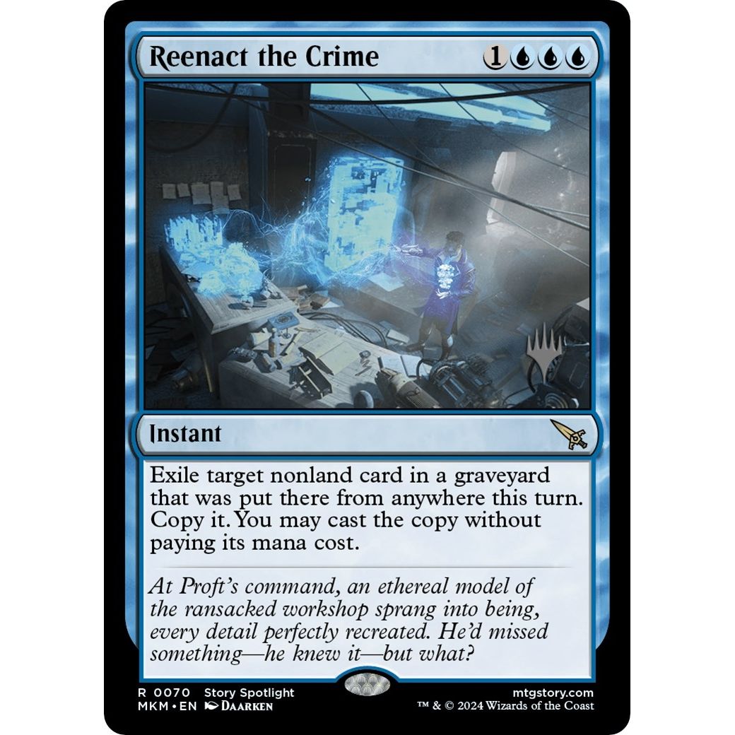 Image for Reenact the Crime (70) (PPMKM) - Magic: The Gathering
