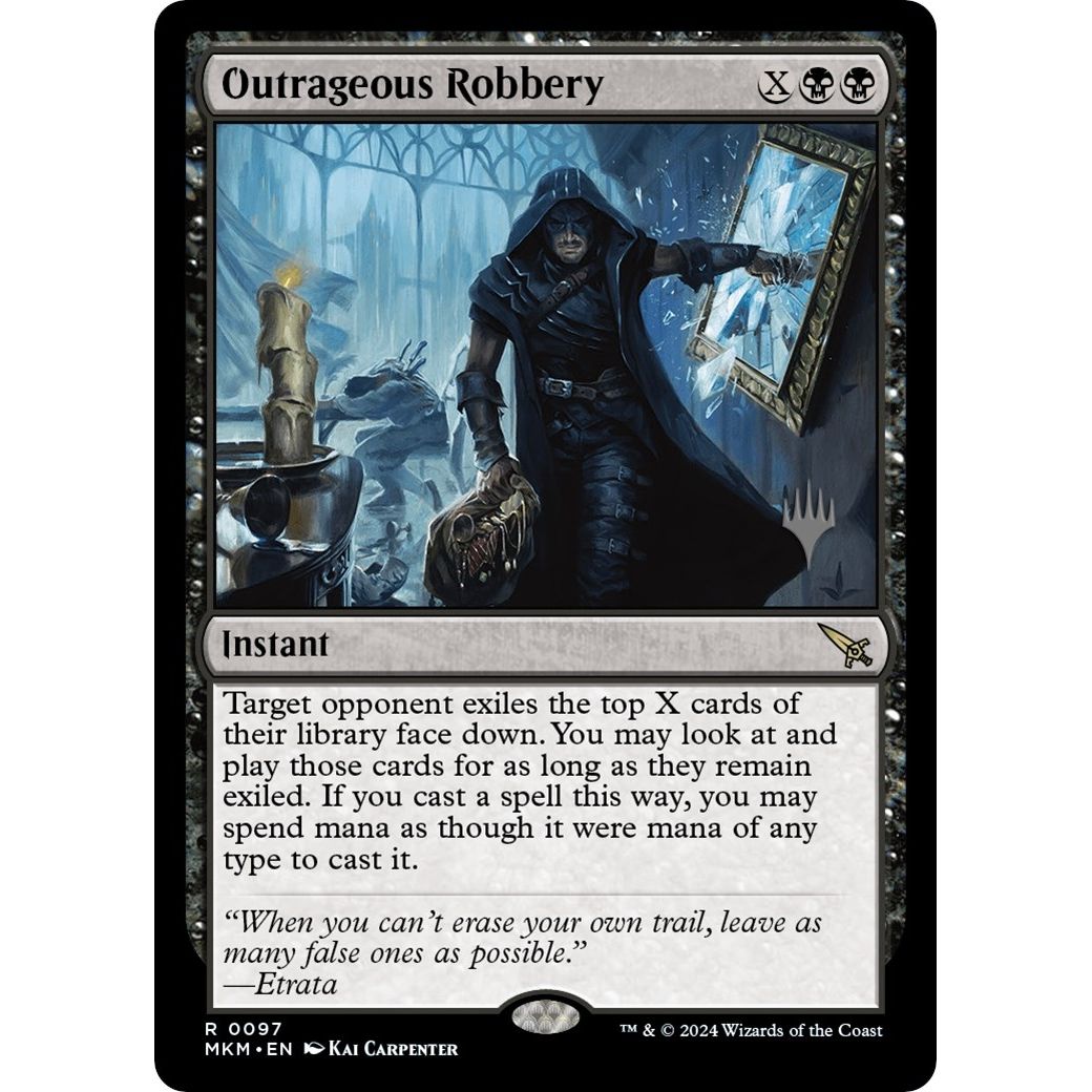 Image for Outrageous Robbery (97) (PPMKM) - Magic: The Gathering