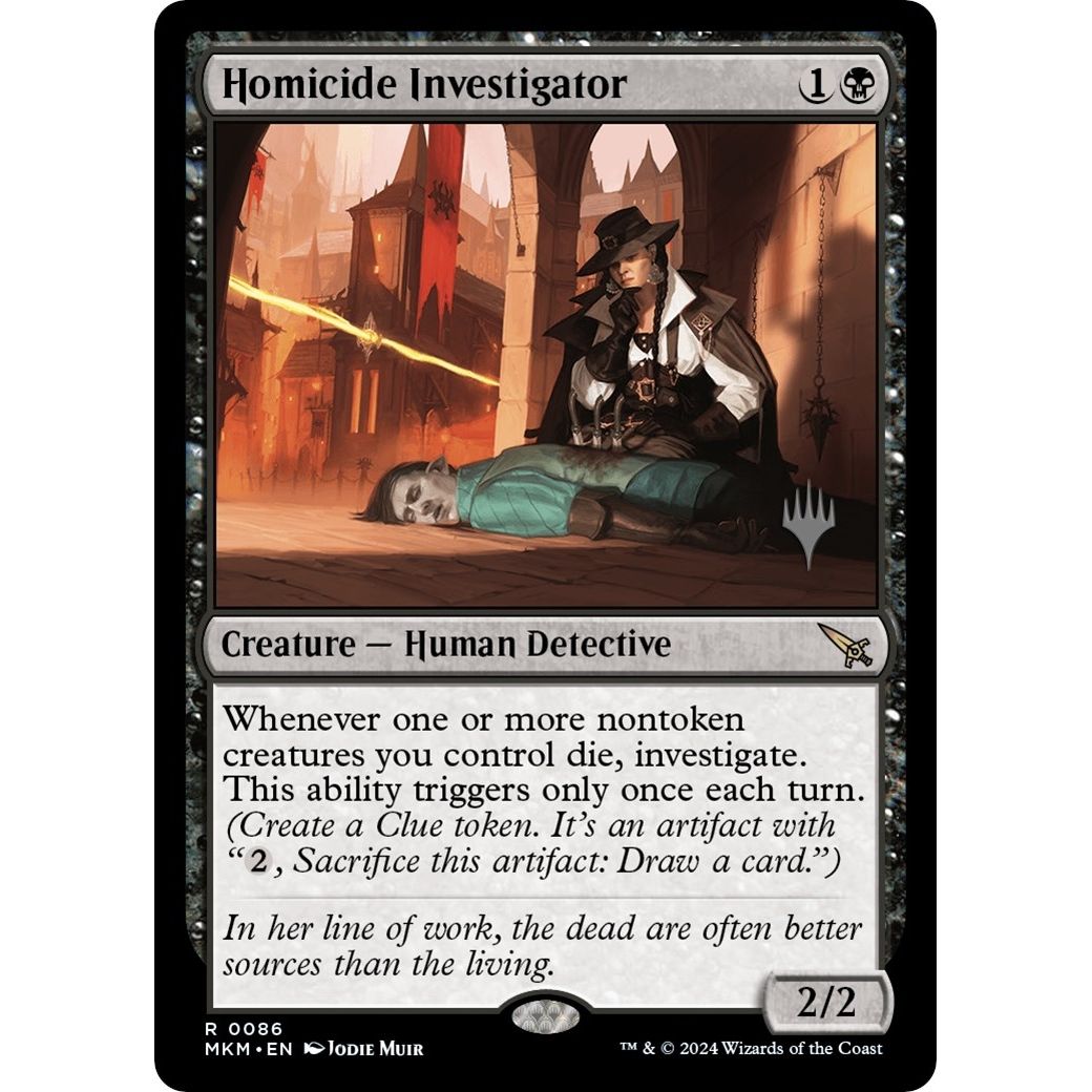 Image for Homicide Investigator (86) (PPMKM) - Magic: The Gathering