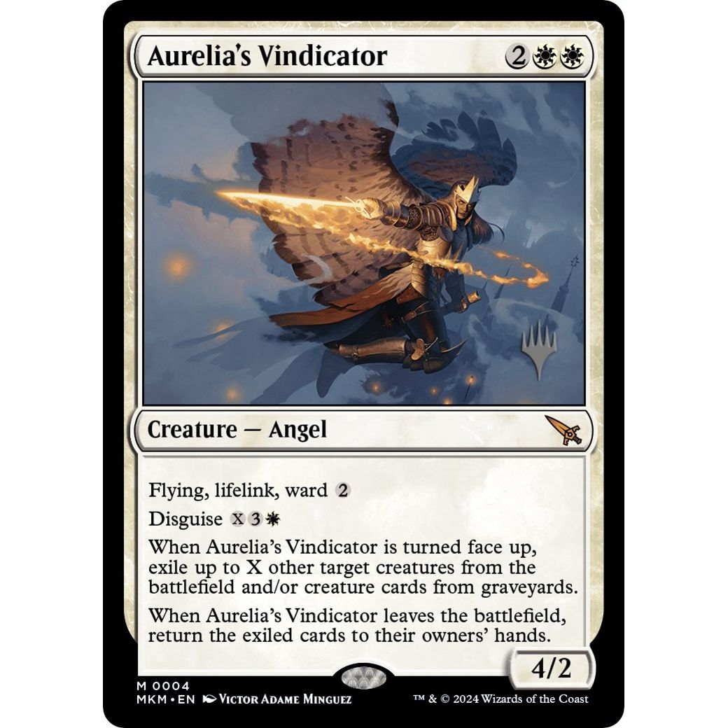 Image for Aurelia's Vindicator (4) (PPMKM) - Magic: The Gathering