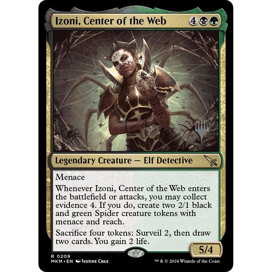 Image for Izoni, Center of the Web (209) (PPMKM) - Magic: The Gathering
