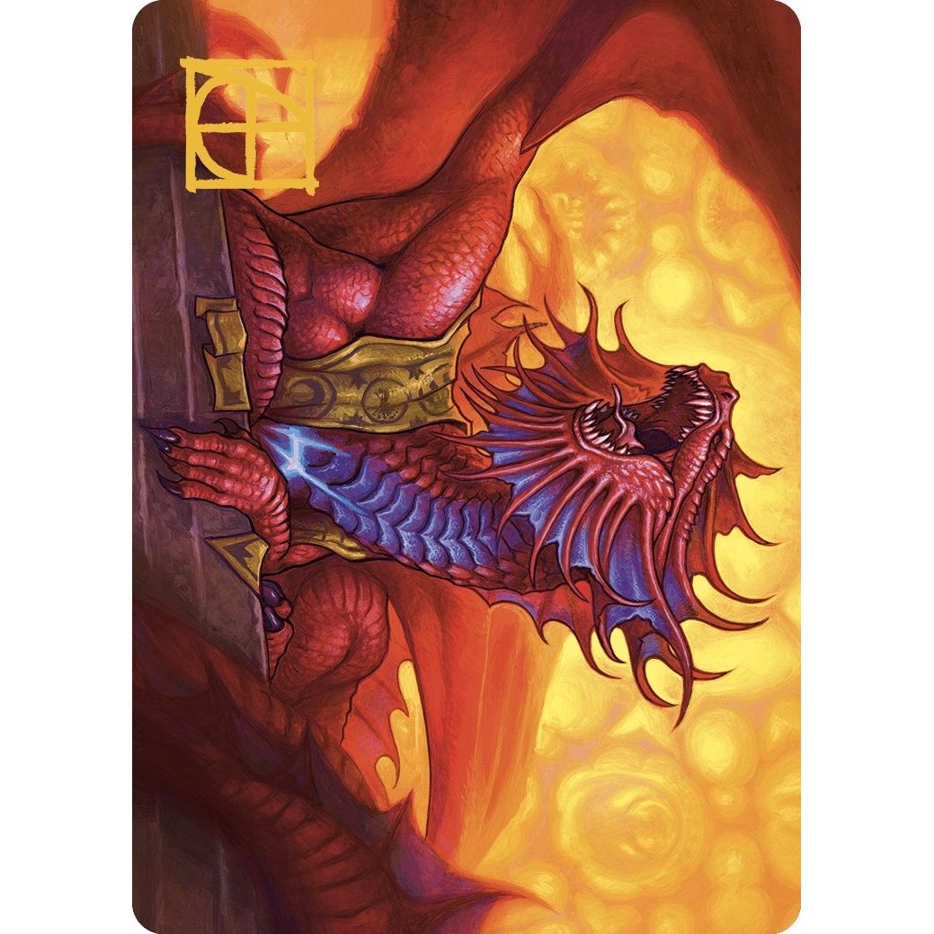 Image for Niv-Mizzet, Guildpact Art Card (44/49) (Gold-Stamped Signature) (44) (ASMKM) - Magic: The Gathering
