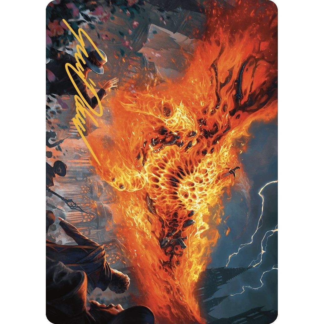 Image for Havoc Eater Art Card (Gold-Stamped Signature) (48) (ASMKM) - Magic: The Gathering