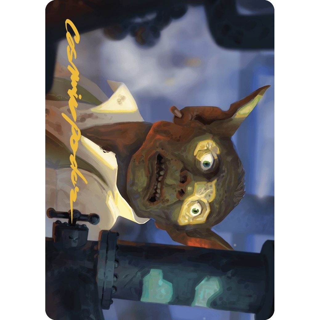 Image for Fugitive Codebreaker Art Card (Gold-Stamped Signature) (39) (ASMKM) - Magic: The Gathering