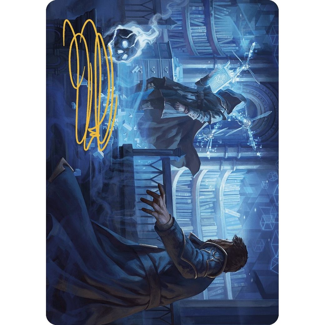 Image for Intrude on the Mind Art Card (Gold-Stamped Signature) (6) (ASMKM) - Magic: The Gathering