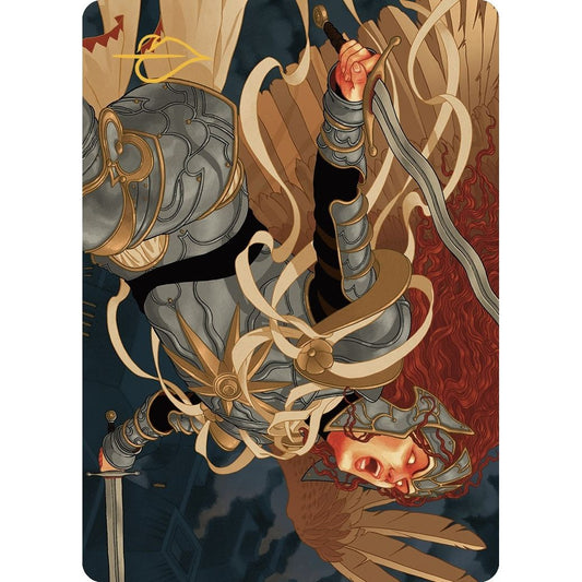 Image for Aurelia, the Law Above Art Card (41/49) (Gold-Stamped Signature) (41) (ASMKM) - Magic: The Gathering