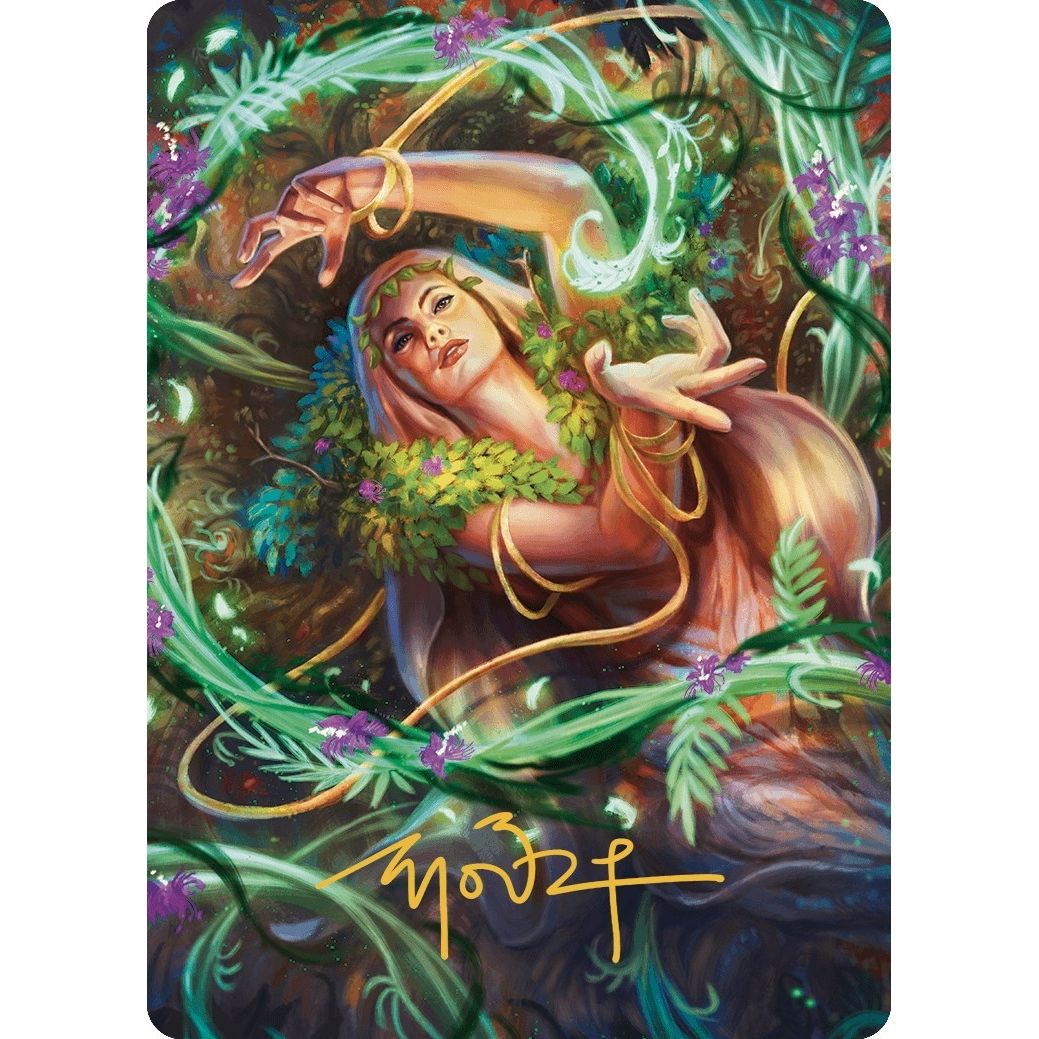 Image for Insidious Roots Art Card (Gold-Stamped Signature) (34) (ASMKM) - Magic: The Gathering