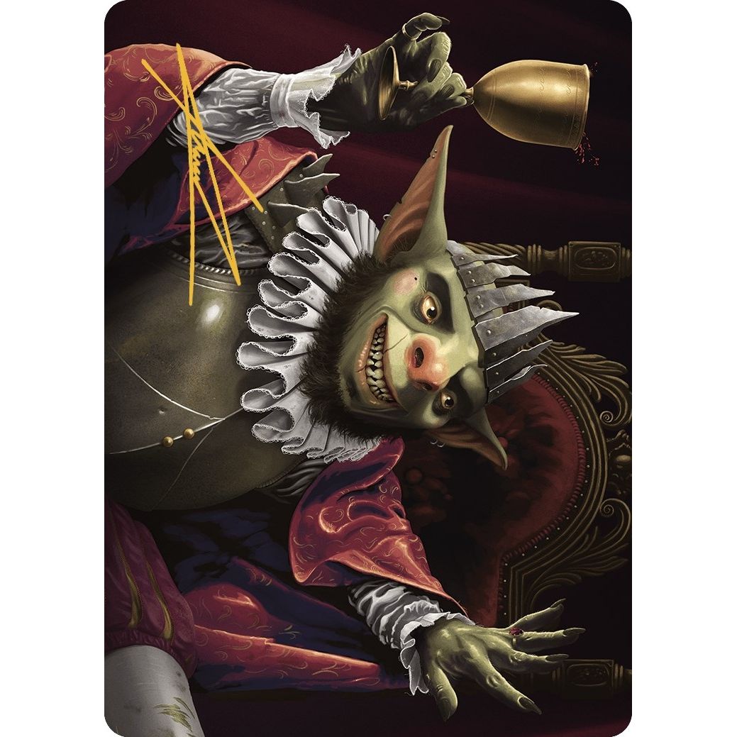 Image for Krenko, Baron of Tin Street Art Card (Gold-Stamped Signature) (40) (ASMKM) - Magic: The Gathering