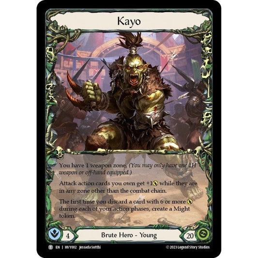 Image for Kayo // Rhinar (HVY002 // HVY004) (HVY) - Flesh and Blood TCG