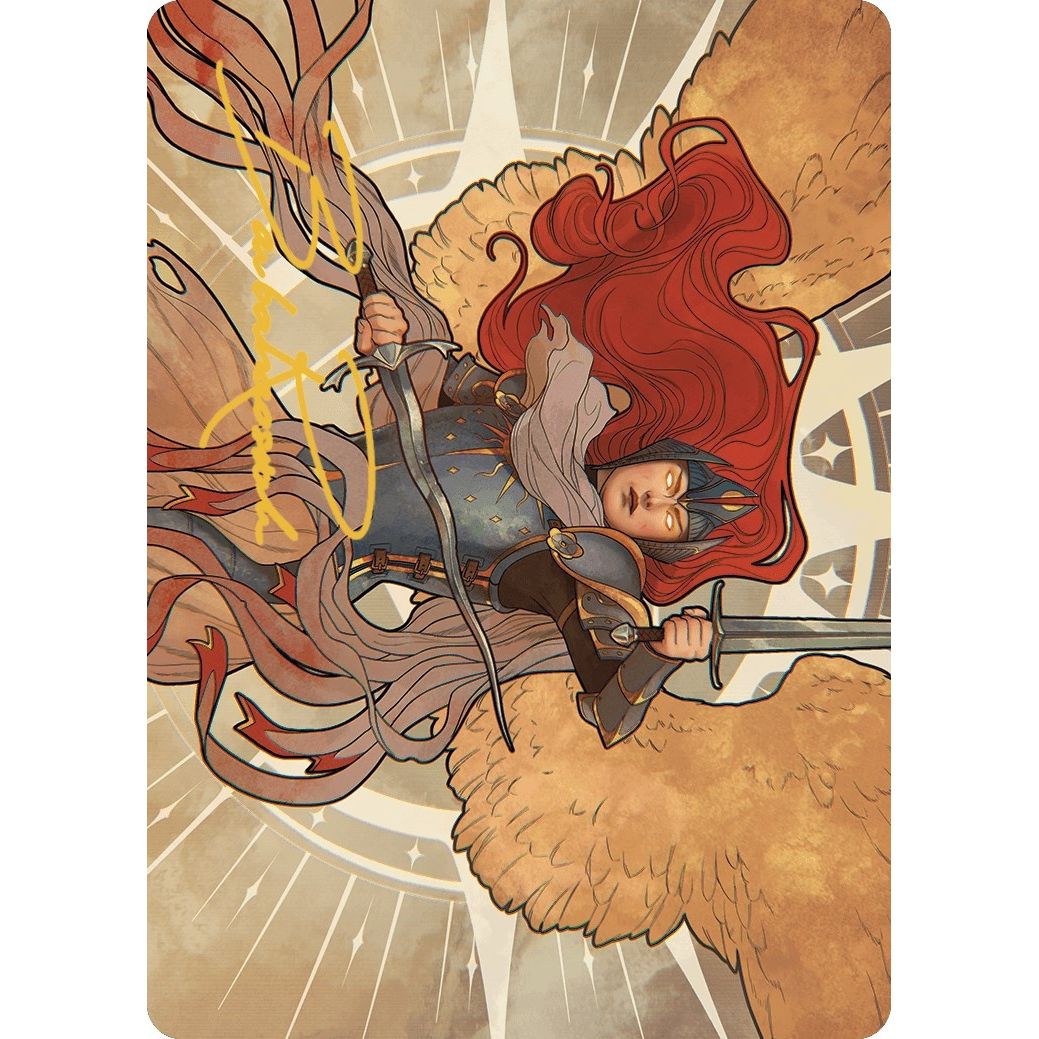 Image for Aurelia, the Law Above Art Card (36/49) (Gold-Stamped Signature) (36) (ASMKM) - Magic: The Gathering