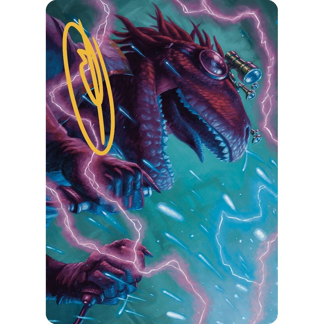 Image for Kylox, Visionary Inventor Art Card (Gold-Stamped Signature) (43) (ASMKM) - Magic: The Gathering