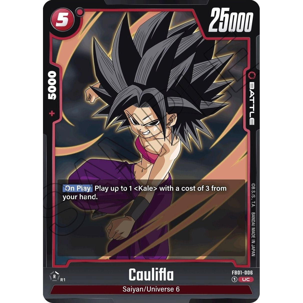 Image for Caulifla (FB01-006) (FB01) - Dragon Ball Super: Fusion World