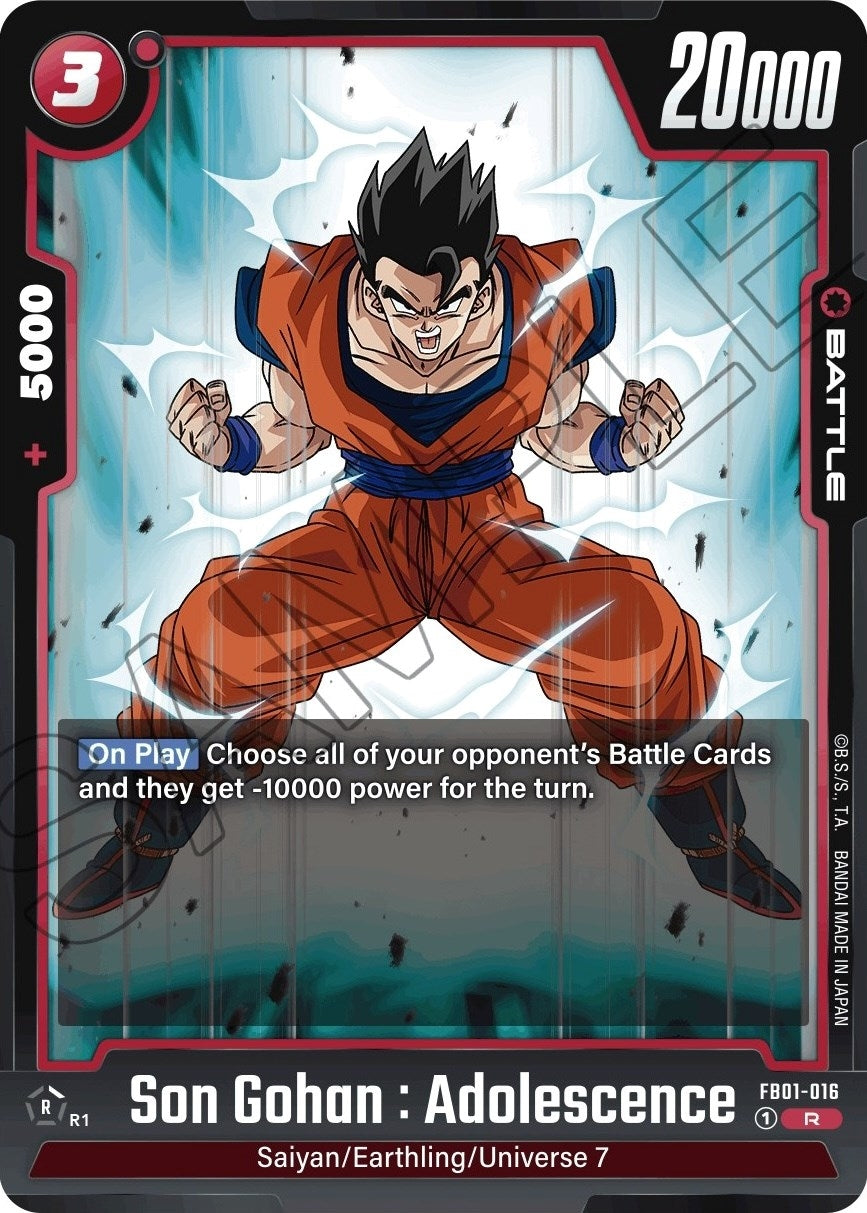 Image for Son Gohan : Adolescence (FB01-016) (FB01) - Dragon Ball Super: Fusion World