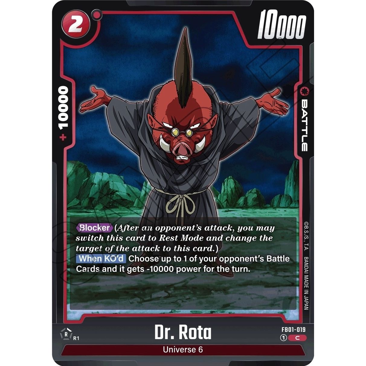 Image for Dr. Rota (FB01-019) (FB01) - Dragon Ball Super: Fusion World