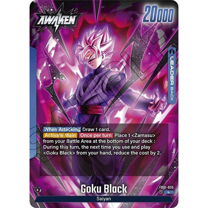 Image for Goku Black - FB01-035 (FB01-035) (FB01) - Dragon Ball Super: Fusion World
