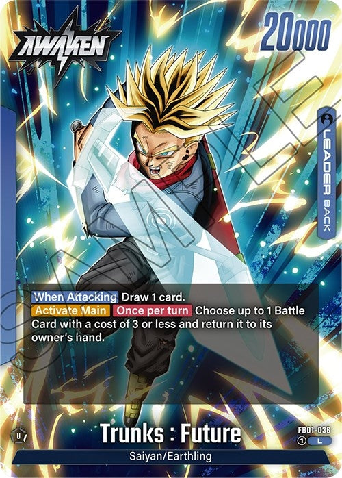 Image for Trunks : Future - FB01-036 (FB01-036) (FB01) - Dragon Ball Super: Fusion World