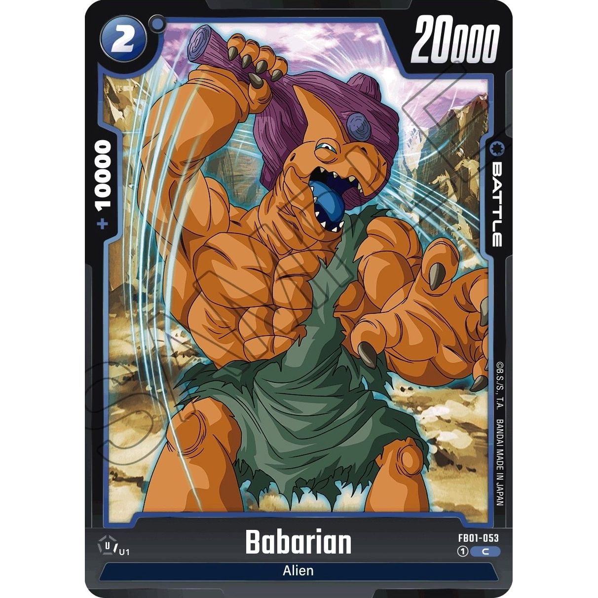 Image for Babarian (FB01-053) (FB01) - Dragon Ball Super: Fusion World