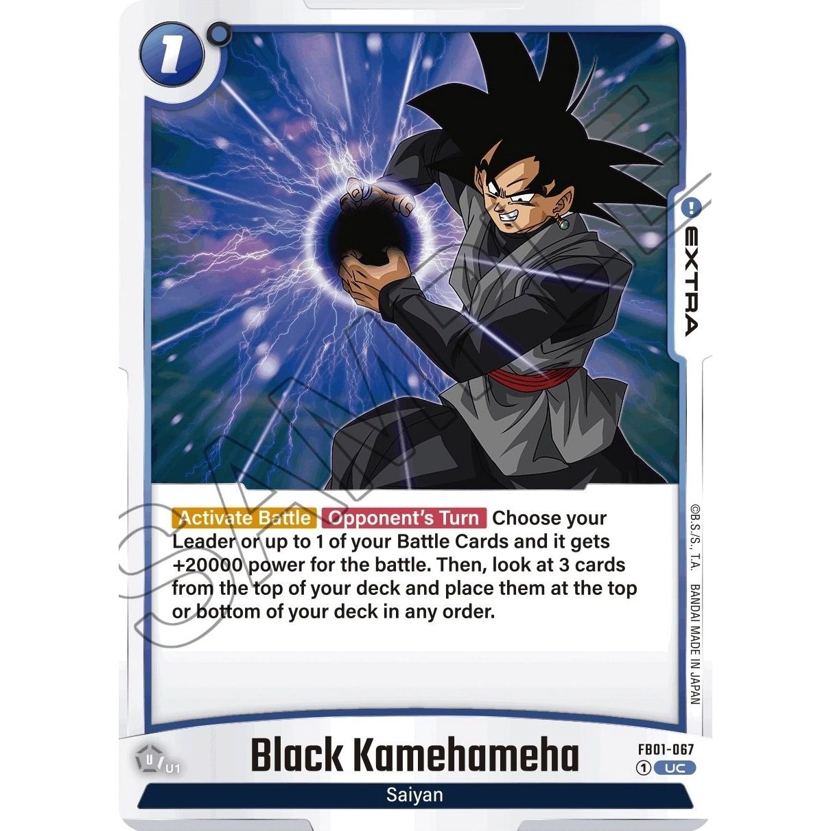 Image for Black Kamehameha (FB01-067) (FB01) - Dragon Ball Super: Fusion World