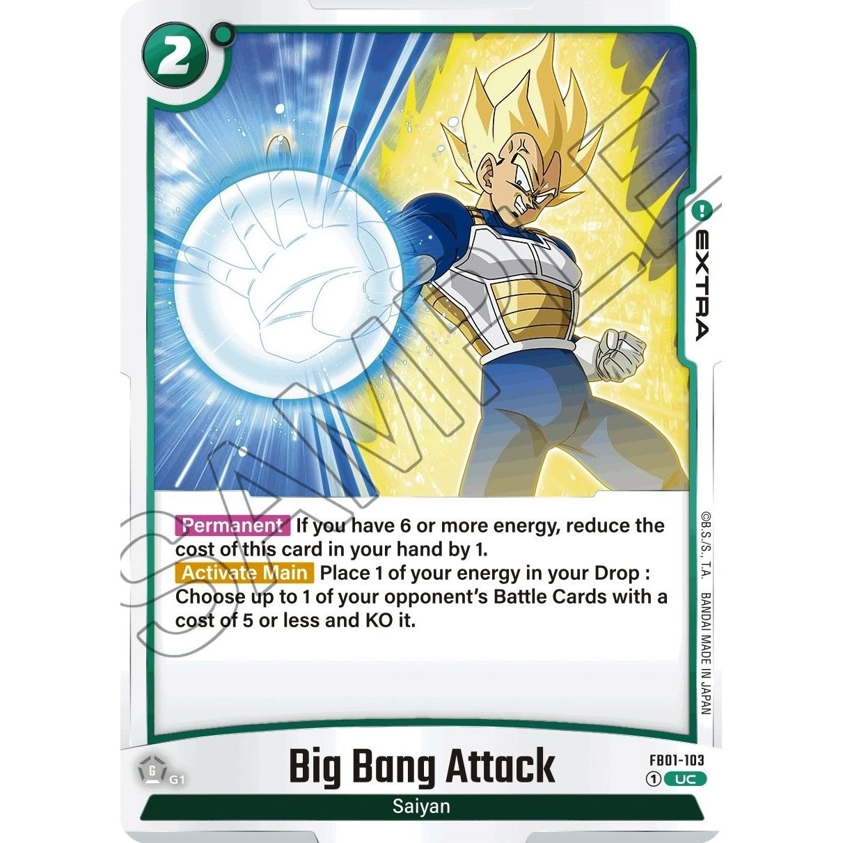 Image for Big Bang Attack (FB01-103) (FB01) - Dragon Ball Super: Fusion World