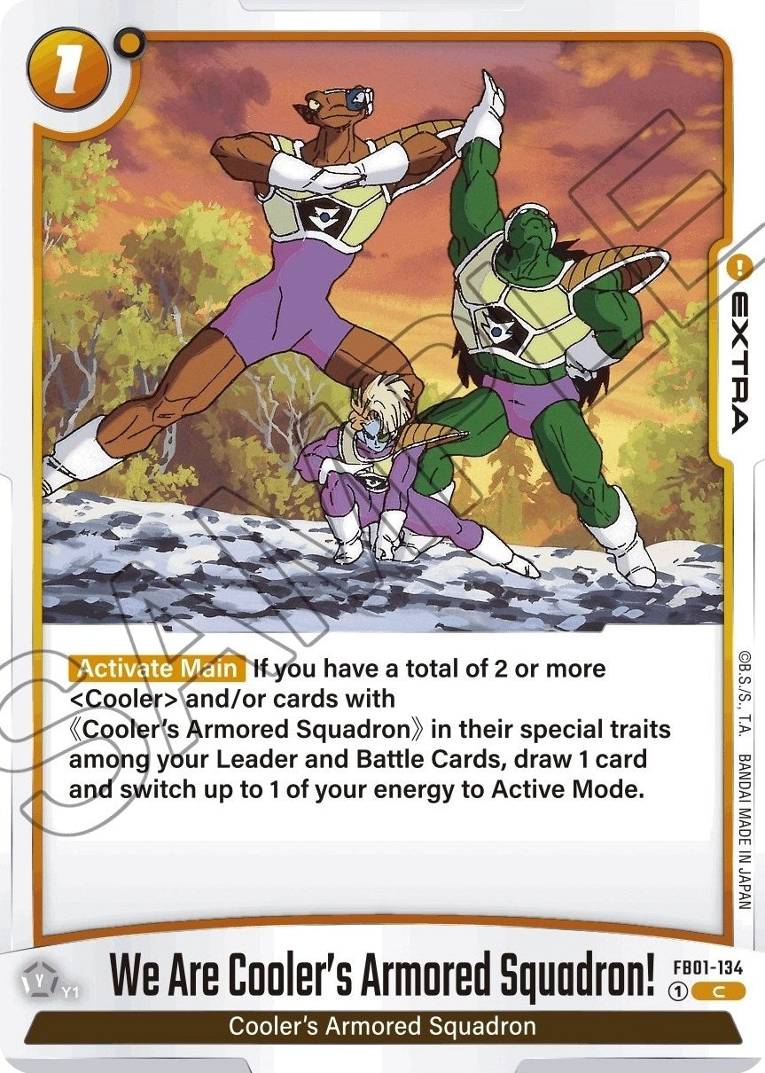 Image for We Are Cooler's Armored Squadron! (FB01-134) (FB01) - Dragon Ball Super: Fusion World
