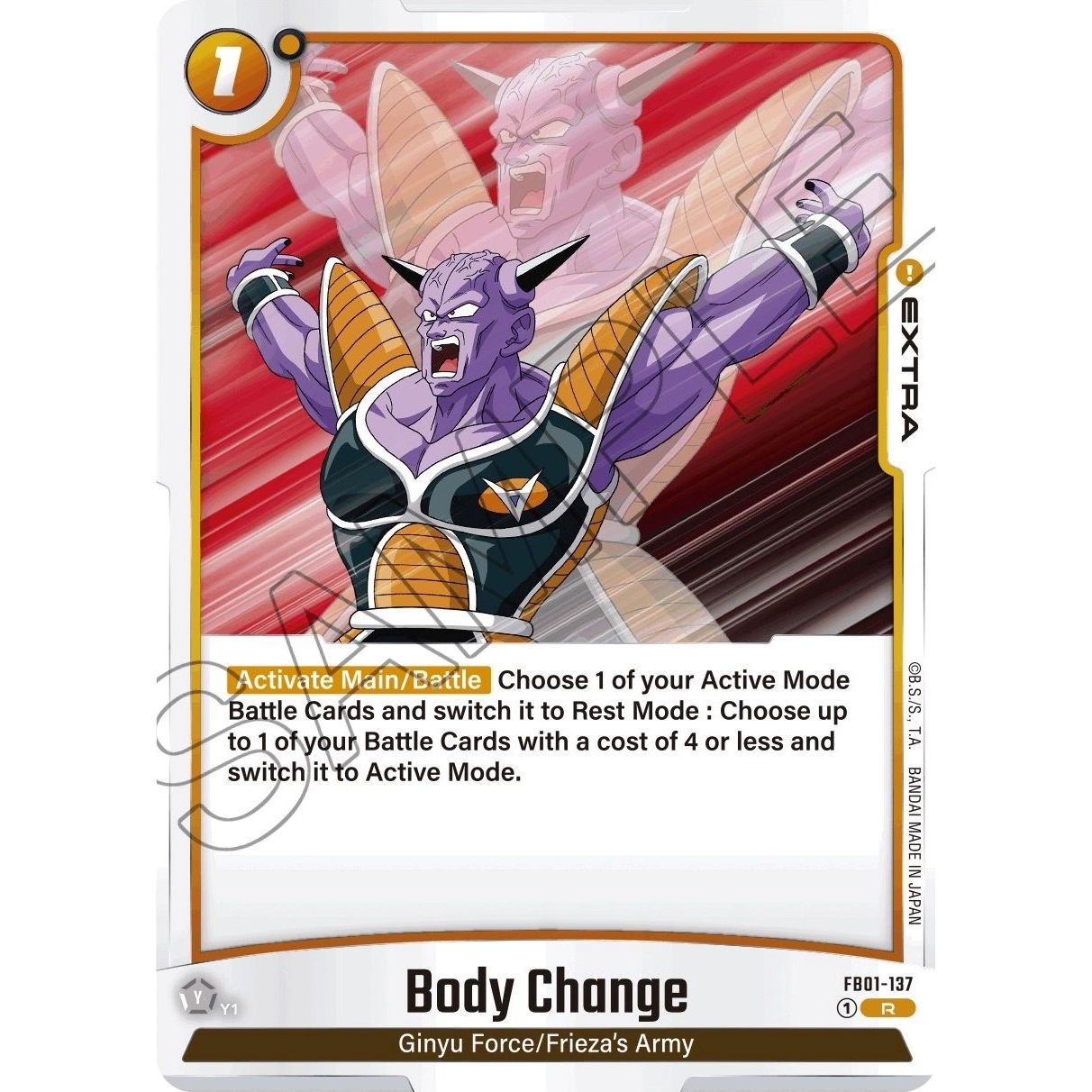 Image for Body Change (FB01-137) (FB01) - Dragon Ball Super: Fusion World