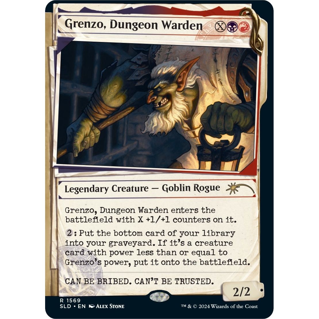 Image for Grenzo, Dungeon Warden (1569) (SLD) - Magic: The Gathering