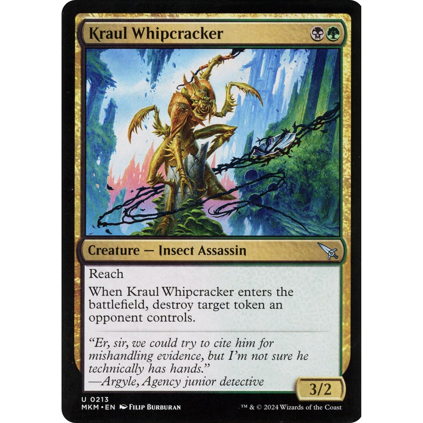 Image for Kraul Whipcracker (b) (213) (MKM) - Magic: The Gathering