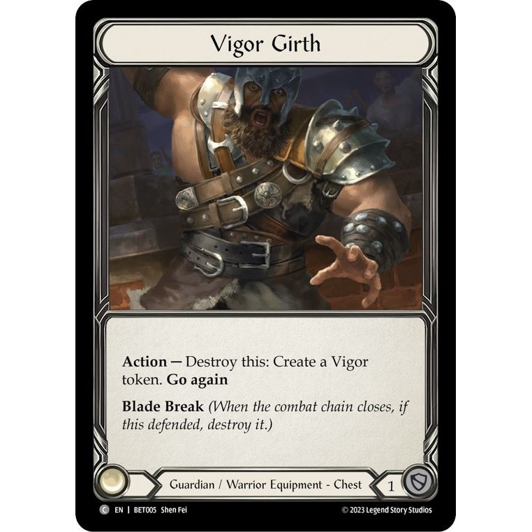 Image for Vigor Girth (BET005) - Flesh and Blood TCG