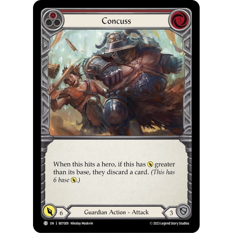 Image for Concuss (Red) (BET009) - Flesh and Blood TCG