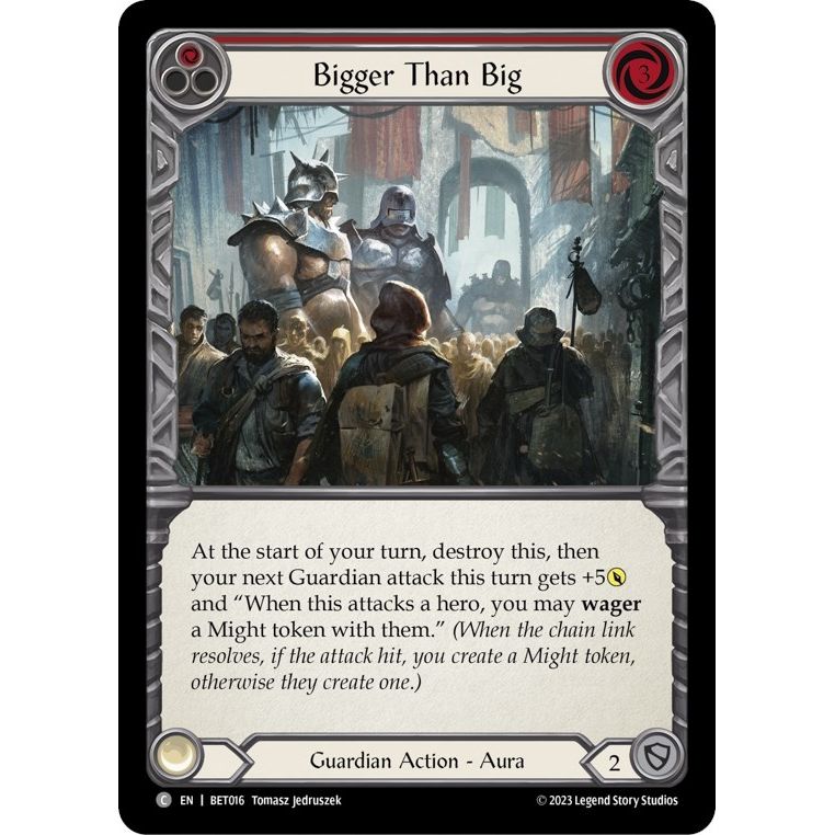 Image for Bigger Than Big (Red) (BET016) - Flesh and Blood TCG