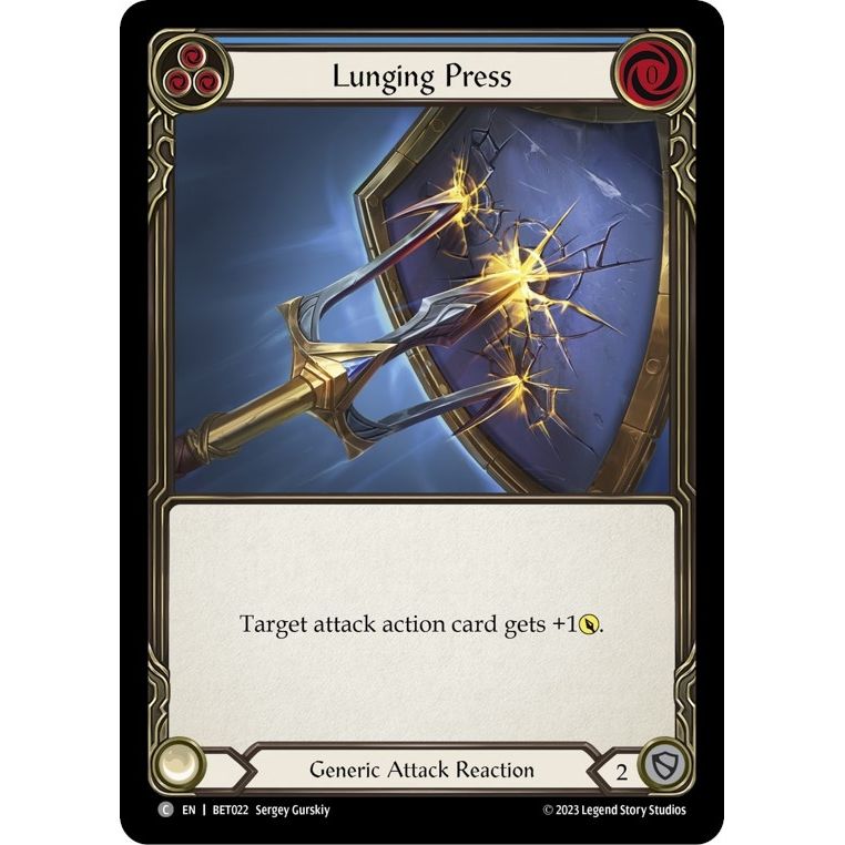 Image for Lunging Press (BET022) - Flesh and Blood TCG