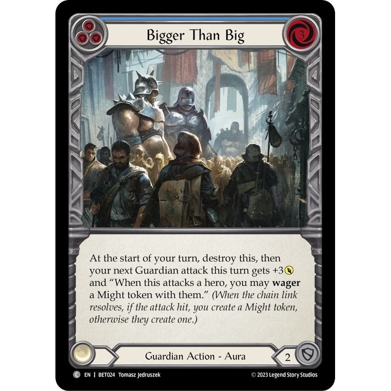 Image for Bigger Than Big (Blue) (BET024) - Flesh and Blood TCG