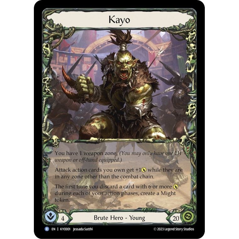 Image for Kayo, Armed and Dangerous (KYO001) - Flesh and Blood TCG