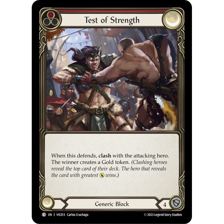 Image for Test of Strength (VIC013) - Flesh and Blood TCG