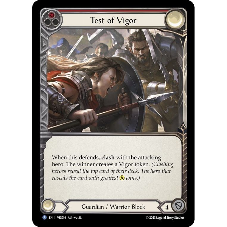 Image for Test of Vigor (VIC014) - Flesh and Blood TCG