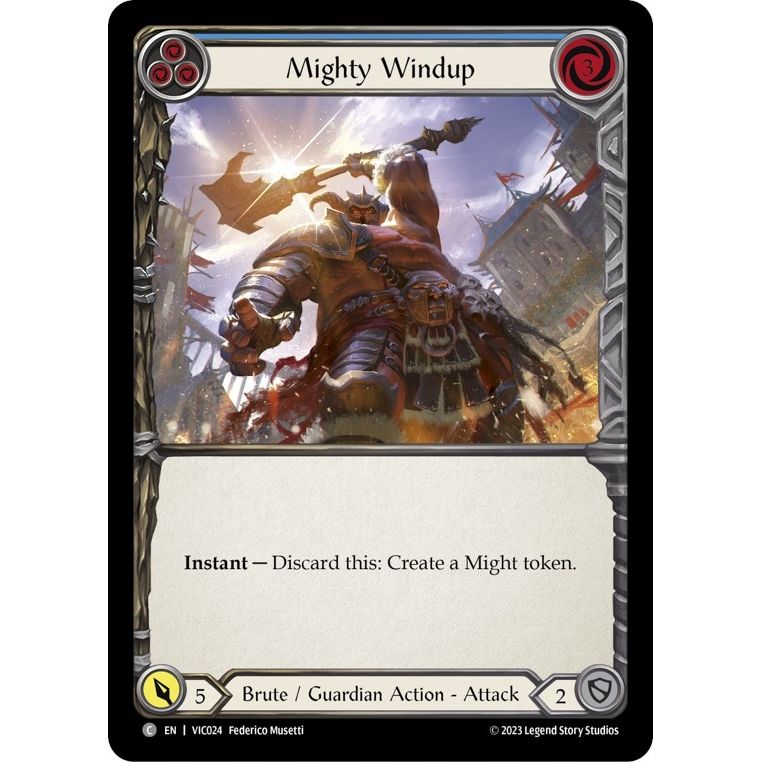 Image for Mighty Windup (Blue) (VIC024) - Flesh and Blood TCG