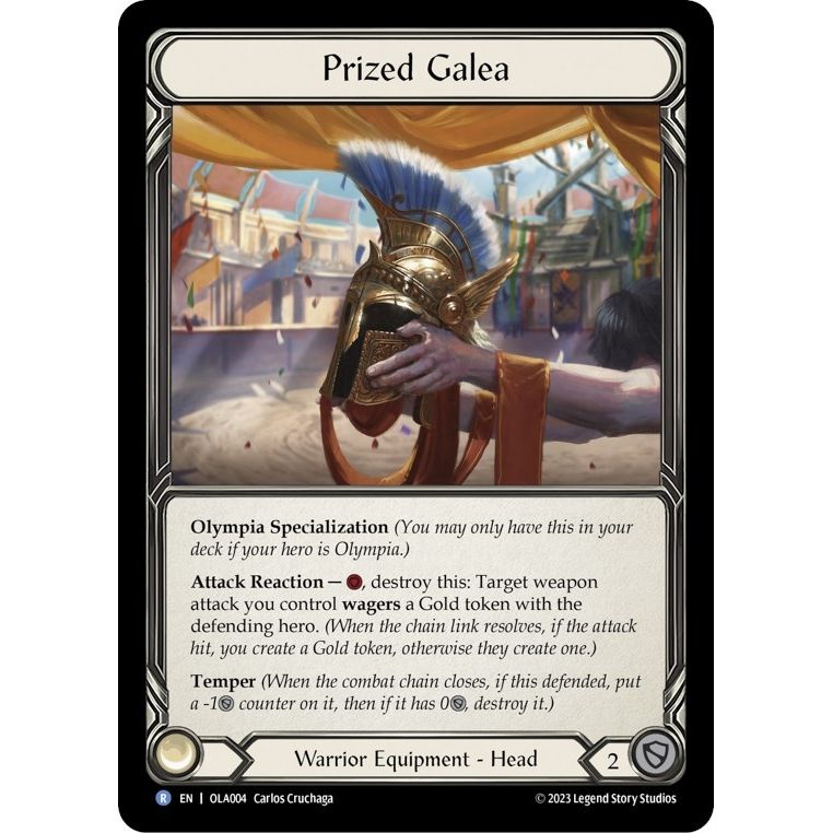 Image for Prized Galea (OLA004) - Flesh and Blood TCG