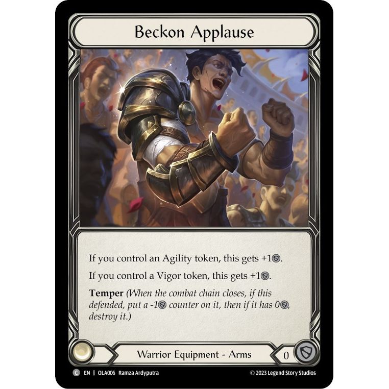 Image for Beckon Applause (OLA006) - Flesh and Blood TCG