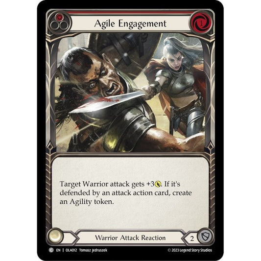 Image for Agile Engagement (Red) (OLA012) - Flesh and Blood TCG