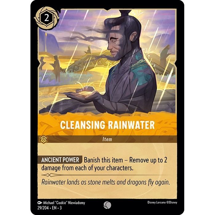 Image for Cleansing Rainwater (29/204) (3) - Disney Lorcana