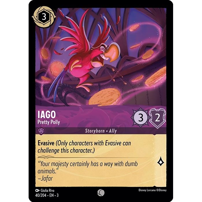 Image for Iago - Pretty Polly (40/204) (3) - Disney Lorcana